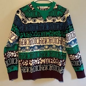 Dior Homme And Shawn Flower Jacquard Sweater